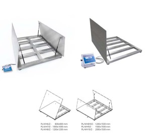 H315.4.300/600.H6/Z Cân sàn thép không gỉ, phiên bản Pit